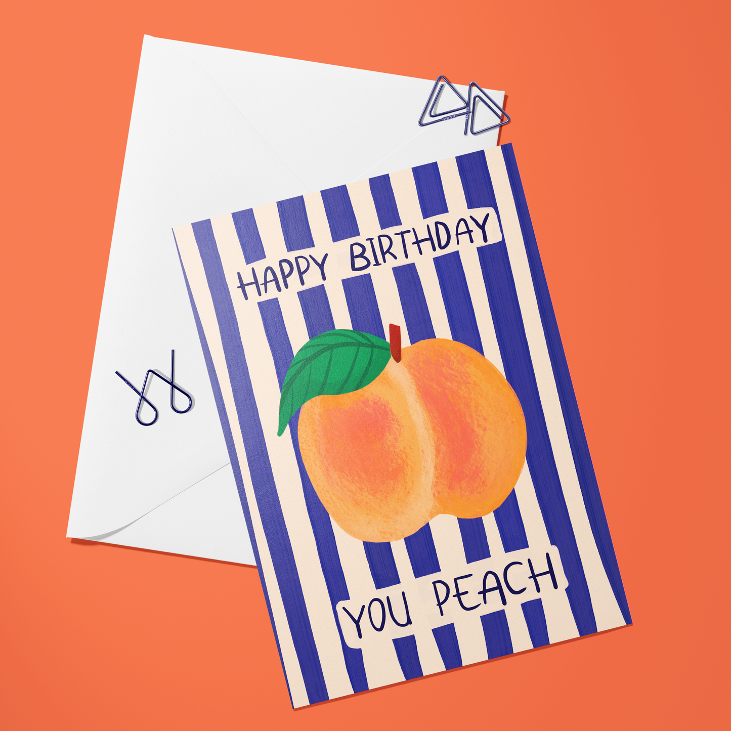 Happy Birthday You Peach – Peach Pun Birthday Card (A6).