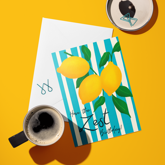 Have the Zest Birthday – A6 Card