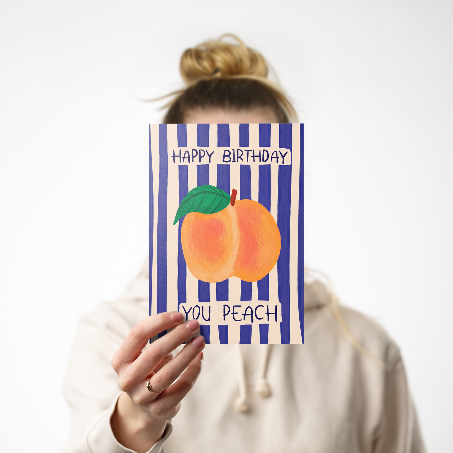 Happy Birthday You Peach – Peach Pun Birthday Card (A6).