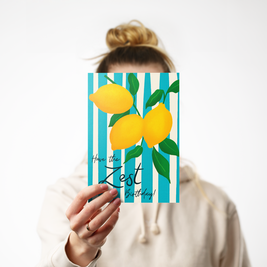 Have the Zest Birthday – A6 Card.